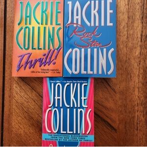 Jackie Collins Paperback Book Set